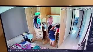 Aksi TKW taiwan terekam cctv sa'at mencuri uang majikan..