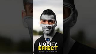 How to add liquify effect in Photoshop  | shorts  | Intelkeen skills  #photoshoptriks #shorts