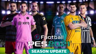 Times da MLS e Liga MX 100% atualizados PES 2021