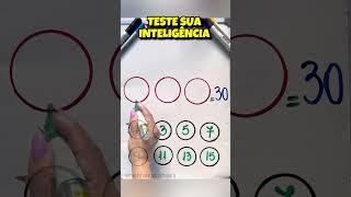 TESTE SEU RACIOCÍNIO #matemática #testedeqi #raciociniologico #matemática