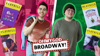 VLOG: our biggest Broadway trip ever (part 1) | Romeo & Juliet, Little Shop of Horrors + more