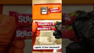 CREPE STIKA BROWNIE com #stikadinho #chocolate #viral #receitas #ao2brownie