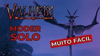 Valheim Quarto Boss MODER, SOLO. Muito FÁCIL.