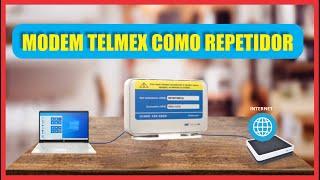 Cómo Configurar Modem Telmex como Repetidor | Repetidor Wifi