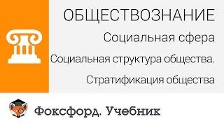 Социальная структура общества. Стратификация общества. Центр онлайн-обучения «Фоксфорд»