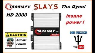 Taramps amp dyno HD2000 2000 watt. Must see way more power than rated !