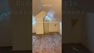 BEFORE: Attic bedroom makeover.️