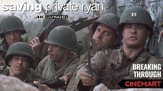 SAVING PRIVATE RYAN (1998) | Breaking Through Omaha Beach | Taking the Position FULL Scene 4K UHD