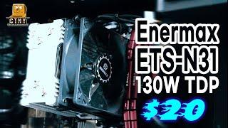 $20 Enermax ETS-N31 CPU Cooler Unboxing | Installation – CoolerMaster Hyper 212 Evo Killer