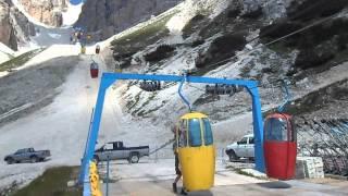 Monte Cristallo (Dolomiti) - Discesa in ovovia