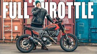 Ducati Full Throttle Review | My First Time on a Ducati Scrambler On The Official UK Press Day