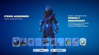 Redeeming Cobalt Snowfoot Skin in Fortnite