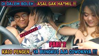 PRANK TAXI ONLINE !! KALO SAGNE YA BUNGKUS AJA , BOLEH KOK DI DALEM 