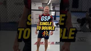 GSP Shows One of His Favorite Takedowns  #mma #wrestling #ufc