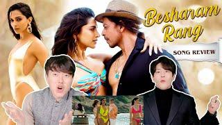 Koreans are Shocked by Seeing SRK and Deepika Together..! | Besharam Rang Song