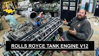 Rolls Royce V12 27 Litre Tank Engine Valve timing