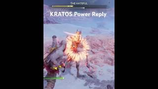 KRATOS Power Reply #Gom+GowR #ps5 #Games