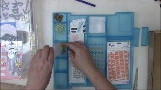 Iris container scrapbook Kit organizing