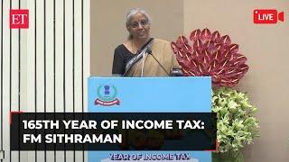 FM Nirmala Sithraman LIVE: Celebration of the 165th year of Income Tax