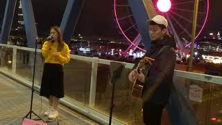 一天一天 (Cover by FMCat) @中環碼頭天橋Busking 2019.03.16