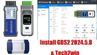 How to Install VXDIAG GM GDS2 2024.5.8 & Tech2win Software- OBDII365