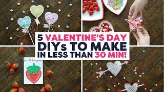 5 Cute Valentine’s Day DIY’s to Make in 30 Minutes or Less