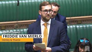 Freddie van Mierlo Maiden Speech