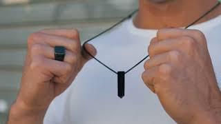 Crystal necklaces for men - Trimakasi