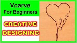 How To Create Unusual Designs for CNC Router Laser Vectric Projects Vcarve Tutorial For Beginners