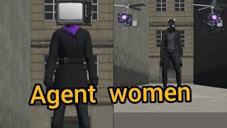 finally discovered the agent of women | skibidi toilet fight  open world