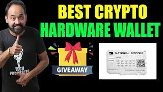 Best Hardware Wallet for Storing Bitcoin and Crypto: Material Bitcoin | Crypto Wallet Giveaway