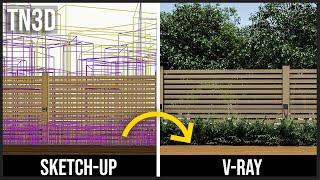 VRay 5 Sketchup Scatter & Decal Render Tools, Update 2 Features