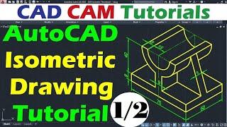 AutoCAD Isometric Drawing Practice - Part 1 of 2