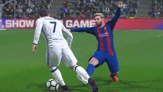 PES 2017 GAMEPLAY PS4 |REAL MADRID VS BARCELONA |UEFA CHAMPIONS LEAGUE