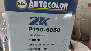 NEXA AUTOCOLOR P190-6850 & İwata Supernova 1.3 HD & Clear Coat