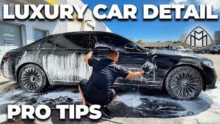 How to WASH a LUXURY Car Like a PRO! Mercedes - Maybach S 580 Detail