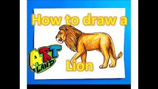 How to draw a Lion