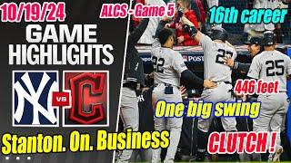 New York Yankees vs Cleveland Guardians [ALCS] Full Game 5 Highlights | MLB Playoffs 2024