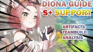 GENSHIN IMPACT DIONA GUIDE, REVIEW AND BUILD | BEST 4 STAR SUPPORT S+ TIER!