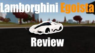 Lamborghini Egoista Review - Roblox Vehicle Simulator