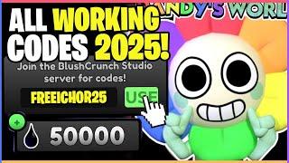 *NEW* ALL WORKING CODES FOR DANDY'S WORLD IN MARCH 2025! ROBLOX DANDY'S WORLD CODES