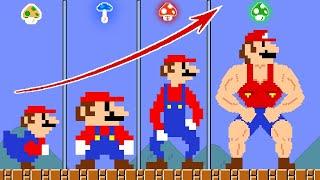  Evolution Mario Growing Up: Team Mario Musculars Nood vs Pro vs Hacker vs Muscle #777