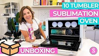  New Sublimation Oven Unboxing! 10 Tumblers At Once?!