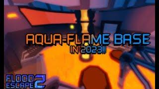 ROBLOX FLOOD ESCAPE CM - AQUA - FLAME BASE - CRAZY 5.1  COMPLETE PASSAGE