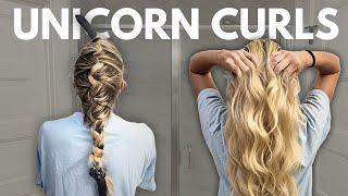 HOW TO DO HEATLESS CURLS + 5 HAIRSTYLES