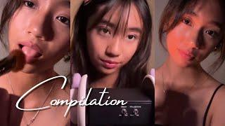 ASMR~ Get Ready To Fall Asleep in This Compilation  3Dio | Brush Spit Paint & More!