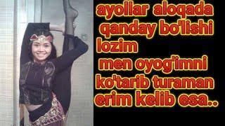 ayollar jinsiy aloqada qanday bo'lishi  lozim