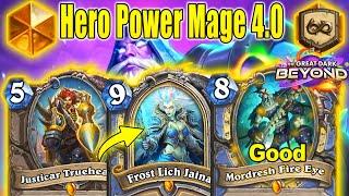 Best Hero Power Mage 4.0 Deck That's Actually So Good To Play At The Great Dark Beyond | Hearthstone