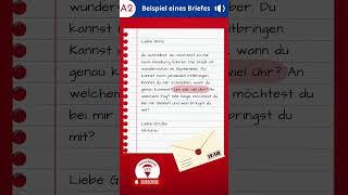  A2 Prüfung: So schreibst du einen perfekten Brief!  #breif #a2 #prüfungsvorbereitung #schreiben