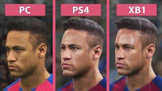 PES 2017 | Pro Evolution Soccer 2017 – PC vs. PS4 vs. Xbox One Graphics Comparison